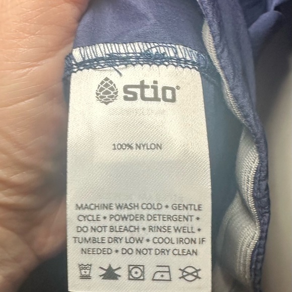 Stio Women’s L Second Light Zip-up Blue Jacket Packable Thumb Holes Back Pocket - Picture 5 of 8